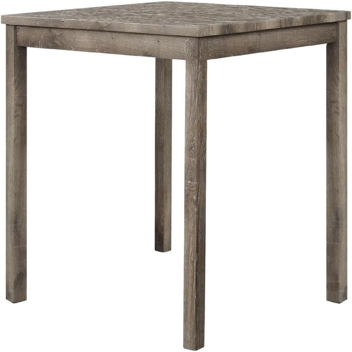Transitional Counter Dining Set With 4 Tufted Stools Home Essentials
