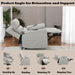 Marsha - Power Recliner With Lift & Massage - Light Gray Home Essentials