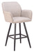 Sieve - Swivel Barstool - Beige / Black Zuo Modern