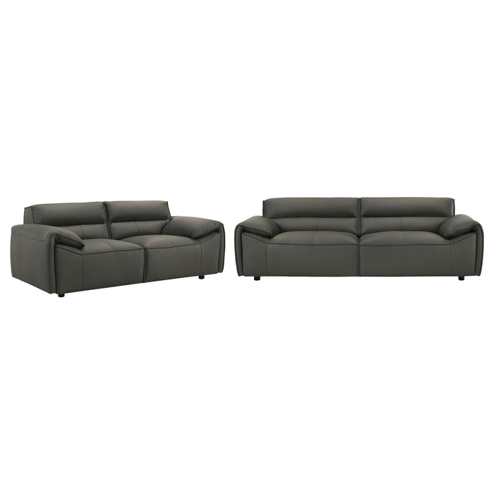 Hudson - 2 Piece Upholstered Sofa Set Furniture Max
