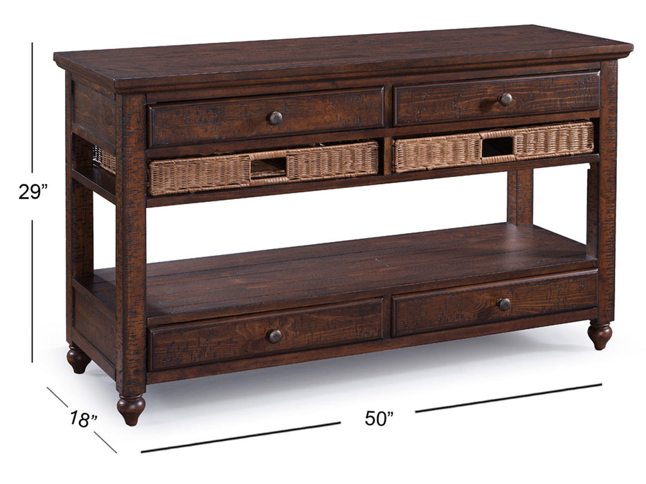 Cottage Lane - Wood Sofa Table - Coffee Magnussen Furniture