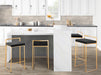 Fuji - Contemporary / Glam & Quality Construction Barstool Lumi Source