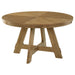 Kent - Round Dining Table - Brown Oak Furniture Max