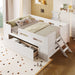 Platform Bed With Guardrail And Drawer Dreamland