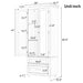 Tall Storage Cabinet With 2 Drawers For Bathroom Hearth and Haven