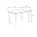 Sarang - Panda Dining Table With 4 Padded Dining Chairs - Black Global Furniture USA