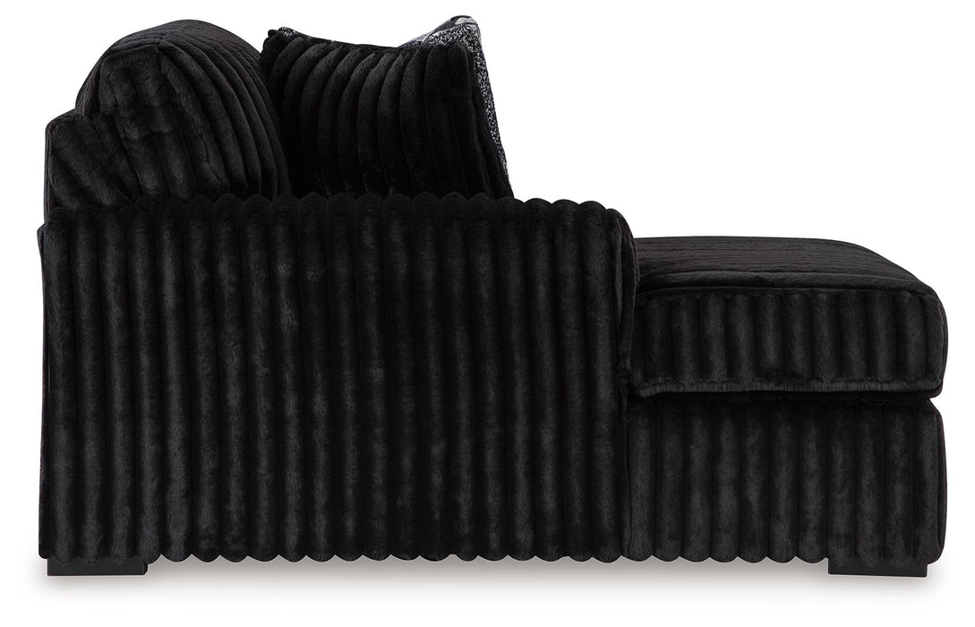 Midnight-Madness - 3 Piece Sectional Signature Design by Ashley®