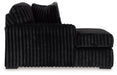 Midnight-Madness - 3 Piece Sectional Signature Design by Ashley®
