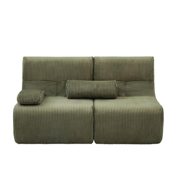 Modern Sectional Loveseat With Ergonomic Design Hearth and Haven