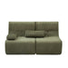 Modern Sectional Loveseat With Ergonomic Design Hearth and Haven