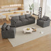 Cozy Sofa Set Oversized Comfy Cloud Sofa With Double Cushion Hearth and Haven