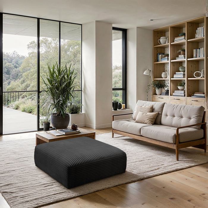 Shaggy - Ottoman Meridian Furniture