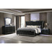 Bedroom Set With LED Lighting And Charging Nightstand Furniture Max