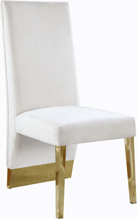 Porsha - Dining Chair with Gold Legs(Set of 2)