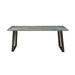 Kaylia - Dining Table - Aluminum & Gunmetal ACME