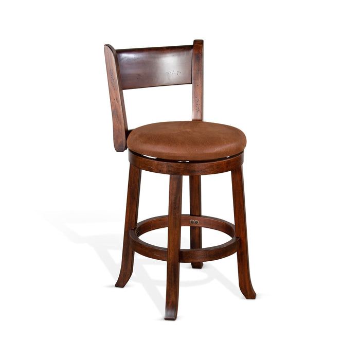 Santa Fe - Swivel Barstool With Cushion Seat & Back