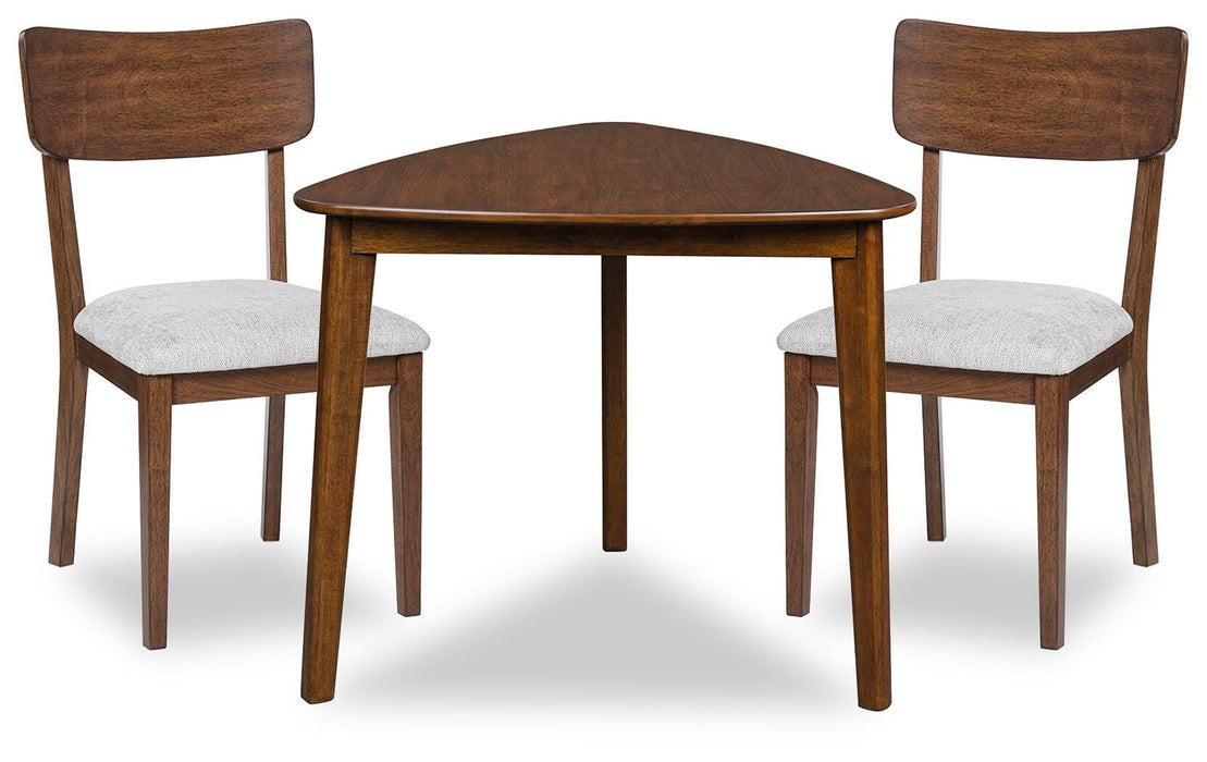Tameride - 3 Pc. - Dining Table And 2 Chairs - Brown Signature Design by Ashley®