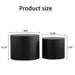 Round Nesting Coffee Table For Small Space (Set of 2) Home Essentials