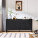 Sideboard Buffet Cabinet With Adjustable Shelves Home Essentials