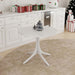 Modern Round Table, Waterproof, UV Resistant And Durable - White Home Essentials