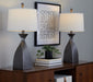 Curvo - Contemporary Polyresin Table Lamp (Set of 2) Lumi Source