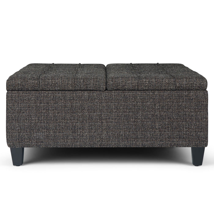 Harrison - Upholstered Coffee Table Storage Ottoman Simpli-Home