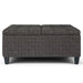 Harrison - Upholstered Coffee Table Storage Ottoman Simpli-Home