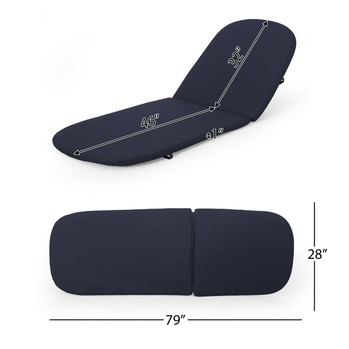 Mikael Chaise Lounge Cushion - Navy