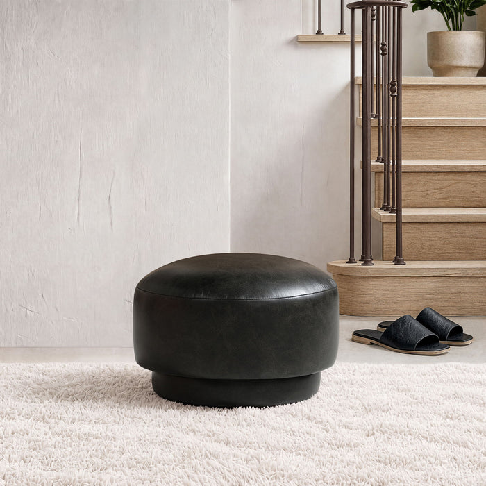 Fuji - Mushroom Footstool Ottoman With Compact Design Jennifer Taylor Home