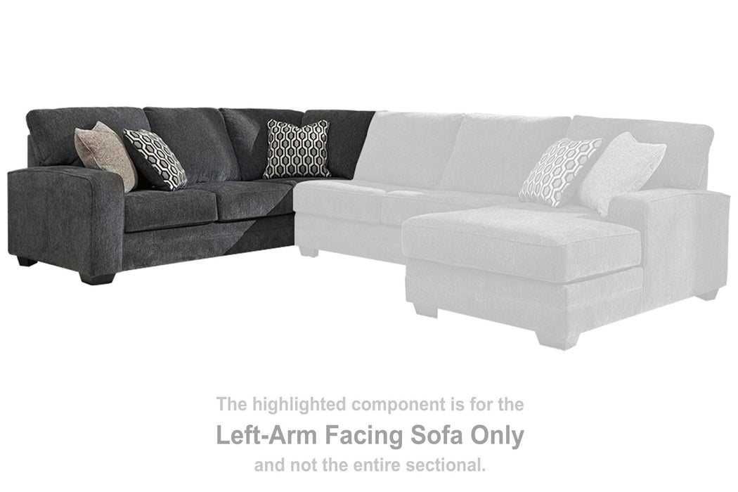 Tracling - LAF Sofa w/Corner Wedge - Slate Benchcraft®