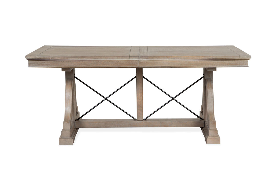 Paxton Place - Trestle Dining Table - Dovetail Gray Magnussen Furniture