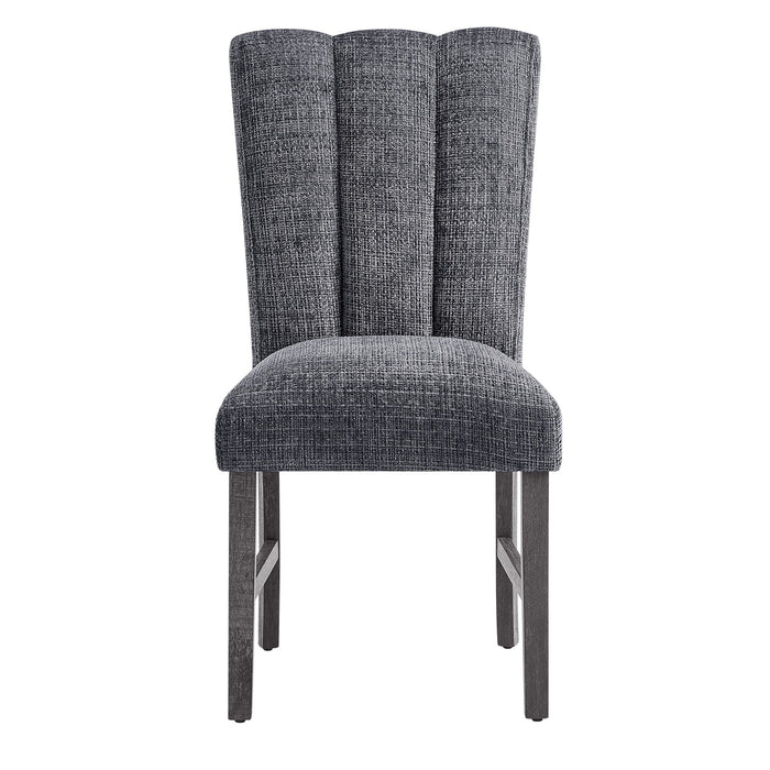 Dining Chair With Padded Seating And Back (Set of 2) - Dark Gray Global Furniture USA
