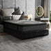 15" Euro Top Gel Memory Foam Hybrid Mattress With Pocket Coils, Cooling & Edge Support - Black - Queen Daily Nest