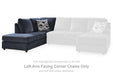 Albar Place - Laf Corner Chaise - Cobalt Signature Design by Ashley®