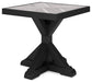 Beachcroft - Square End Table - Black / Light Gray Signature Design by Ashley®