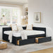 Upholstered Tufted Daybed Frame With Storage Drawers Home Essentials