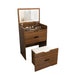 Vanity Desk With Lighted Mirror & Stool Home Essentials