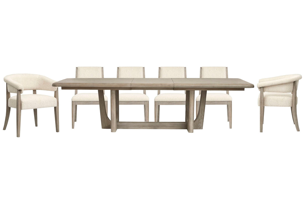 Braelyn - Extendable Trestle Dining Table Set Magnussen Furniture