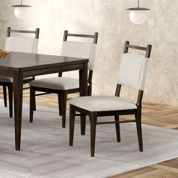 Upholstered Side Chairs (Set of 2) - Dark Walnut Home Essentials