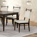 Upholstered Side Chairs (Set of 2) - Dark Walnut Home Essentials