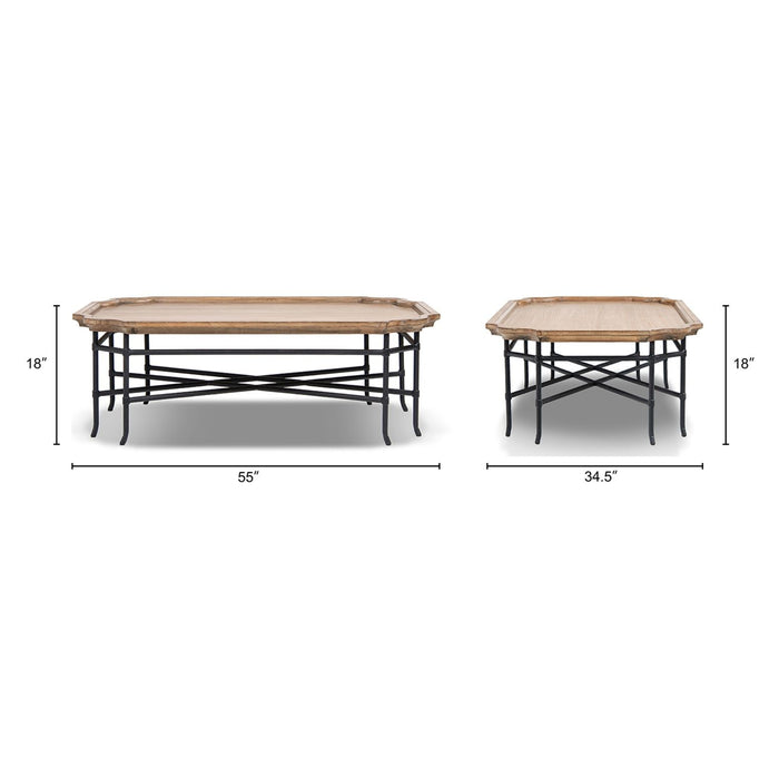 Foundry - Coffee Table - Antique Brown Jennifer Taylor Home