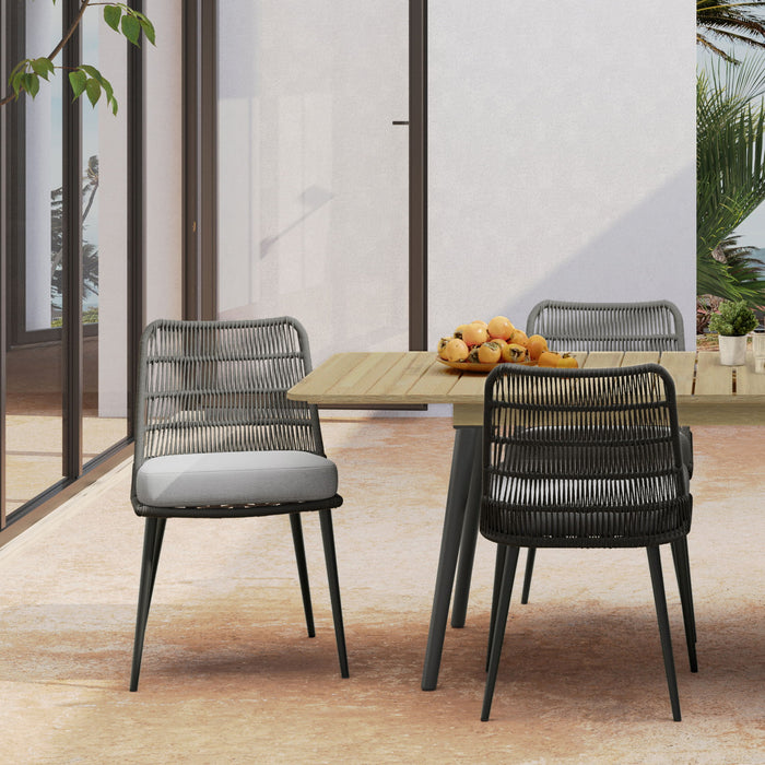 Beachside - Outdoor Dining Chair (Set of 2) - Gray Simpli-Home