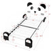Twin Size Cute Panda Shaped Kids Bed - White / Black Home Essentials