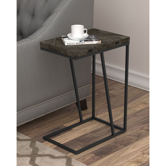 Rectangle Accent Table - Gray Furniture Max