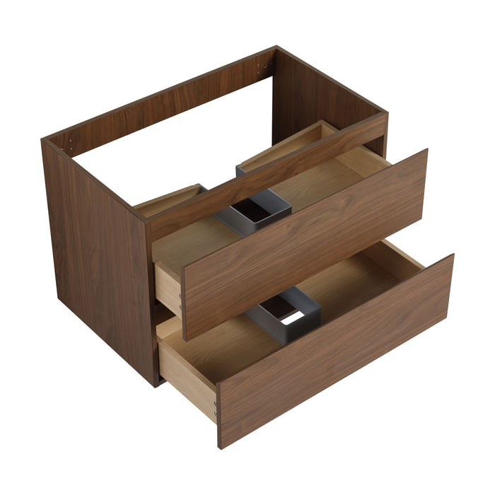 Wall Mounted Bathroom Vanity Cabinet, Soft Close Drawers (Vanity Only) Home Essentials