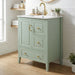 Retro Bathroom Vanity With Sink, Soft Closing Cabinet & Drawers Noble House