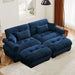 Super Comfort Oversized Modular Sectional Sofa With Movable Ottoman Home Essentials