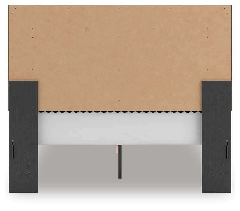 Zuraleus - Upholstered Panel Platform Bed With Roll Slats Signature Design by Ashley®