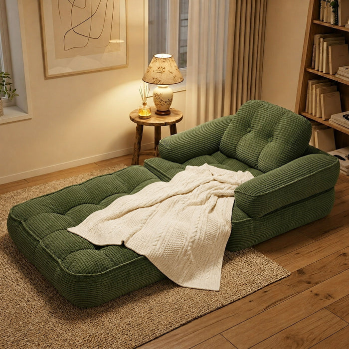 Convertible 2 In 1 Armrest Sofa For Bedroom Home Essentials