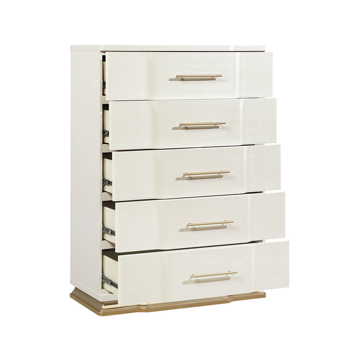 Lexington - 5 Drawer Chest - Beige Matrix Furniture Group